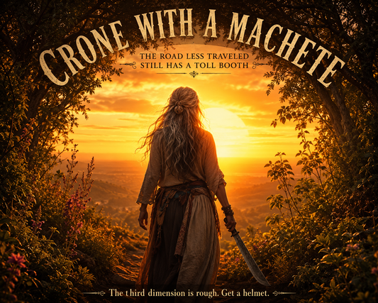 CRONE WITH A MACHETE