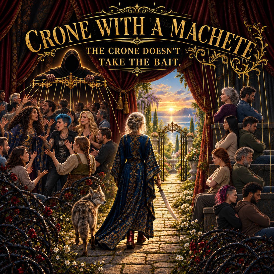 Crone with a Machete ~ Women, Can We Step Back and See the Attack?