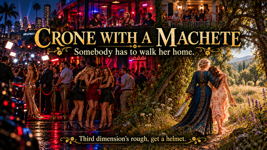 Crone with a Machete~Somebody Has to Walk Her Home