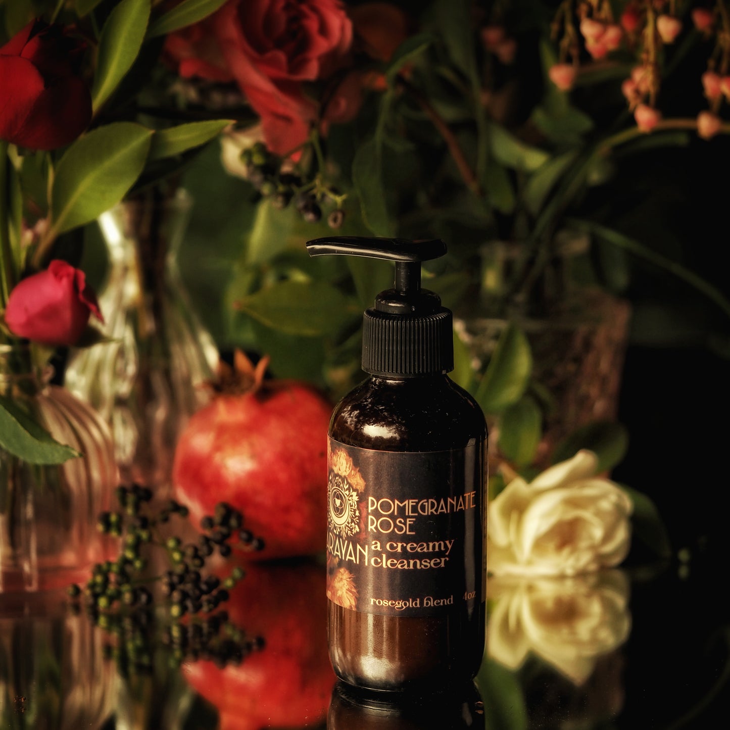 RoseGold~ Pomegranate Rose cream cleanser