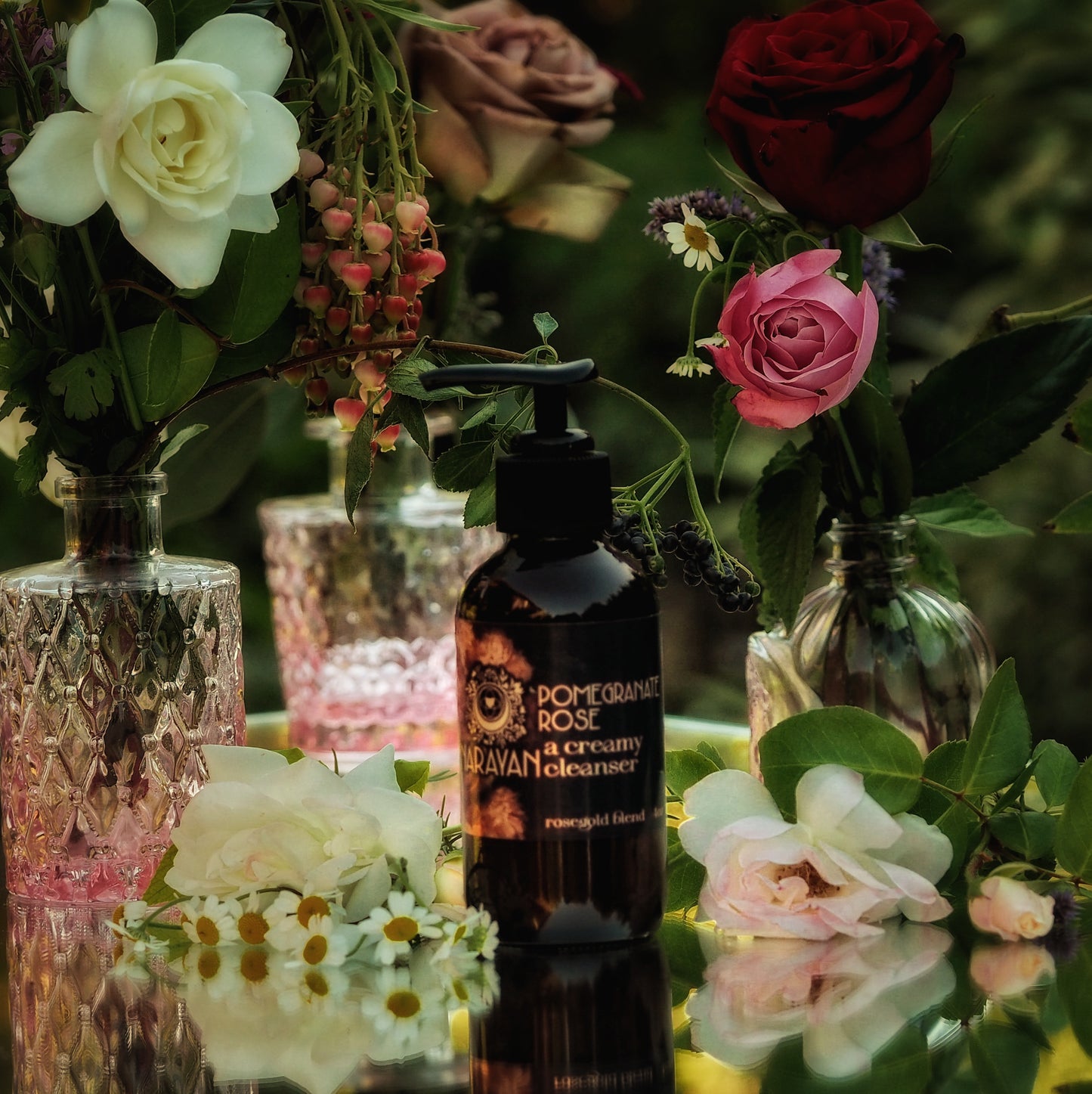 RoseGold~ Pomegranate Rose cream cleanser