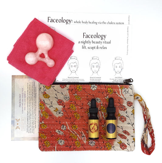 NARAYAN+OLOGY~ Rose Quartz Facial Tool & Maps